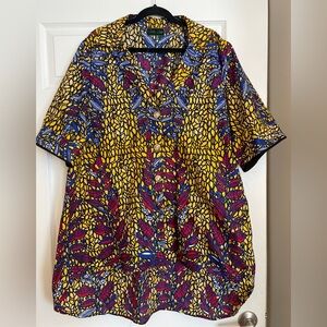 African print (ankara) coord shorts set